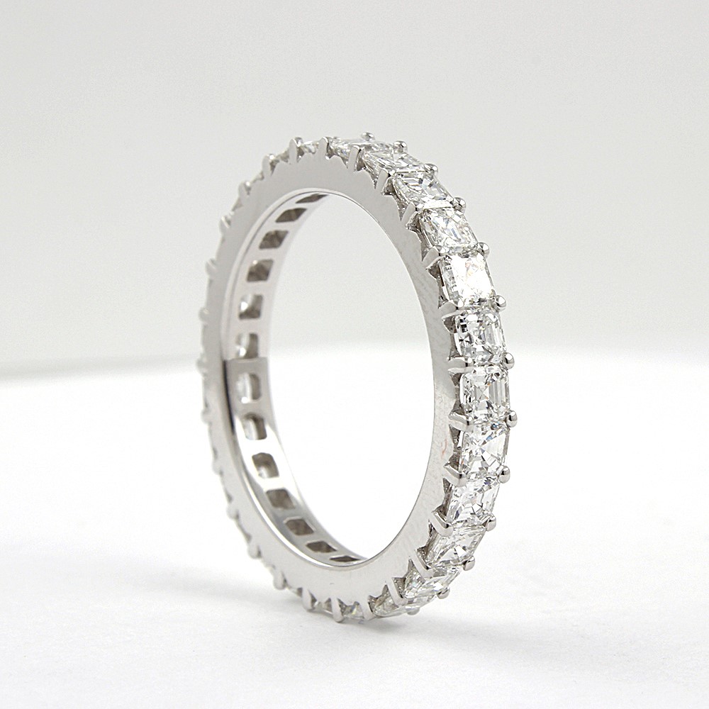 Asscher Cut Diamond Eternity Band